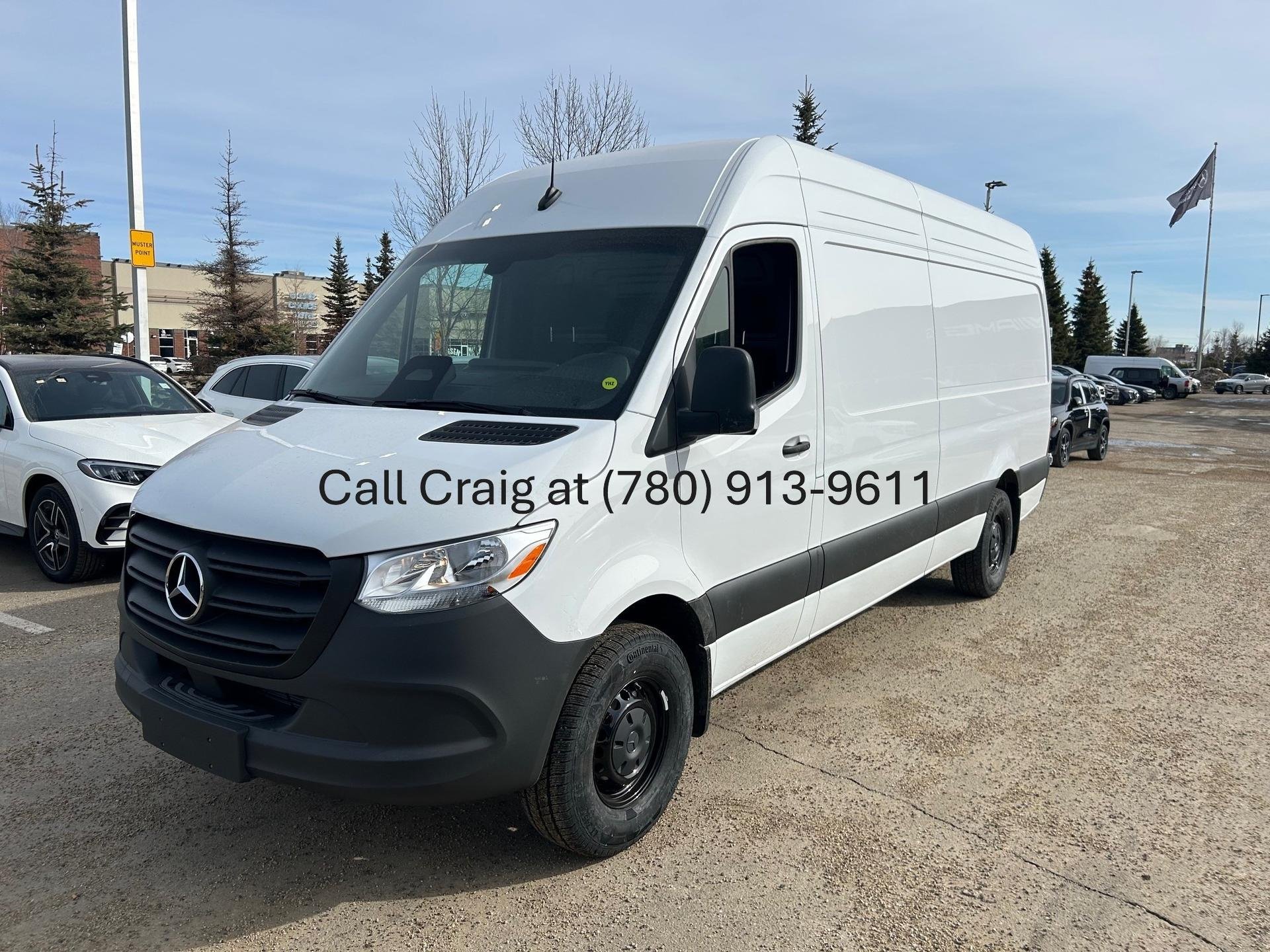 New 2025 Mercedes-Benz Sprinter Cargo Van 2500 High Roof I4 170