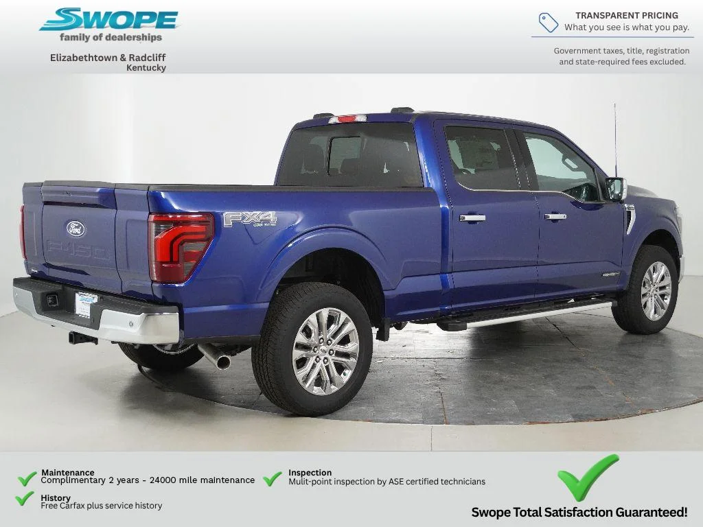New 2026 ARGON BLUE METALLIC Ford LARIAT image 3