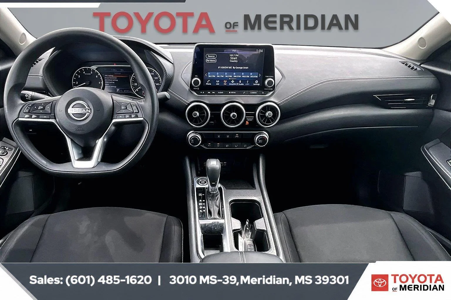Used 2025 Atlantic Gray Metallic Nissan SV image 13