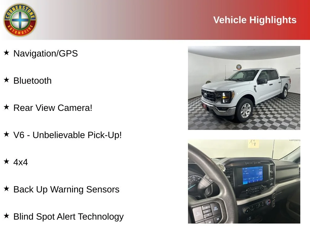 Used 2023 White Ford XLT image 2