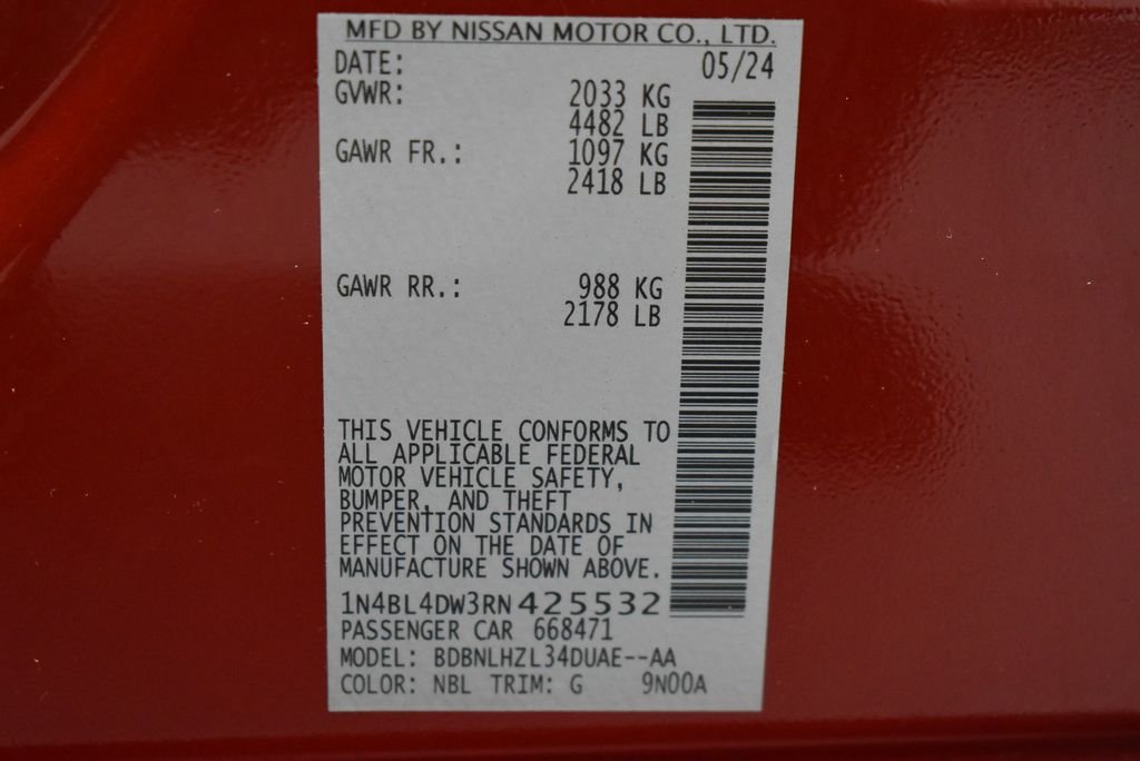 Used 2024 Red Nissan 2.5 SV image 43