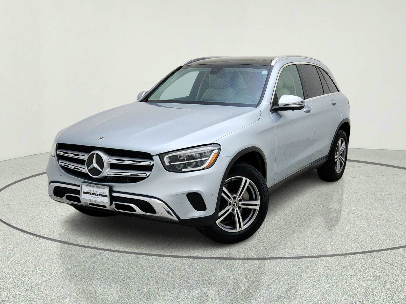 Certified Used 2021 Cirrus Silver Metallic Mercedes-Benz GLC 300 image 2
