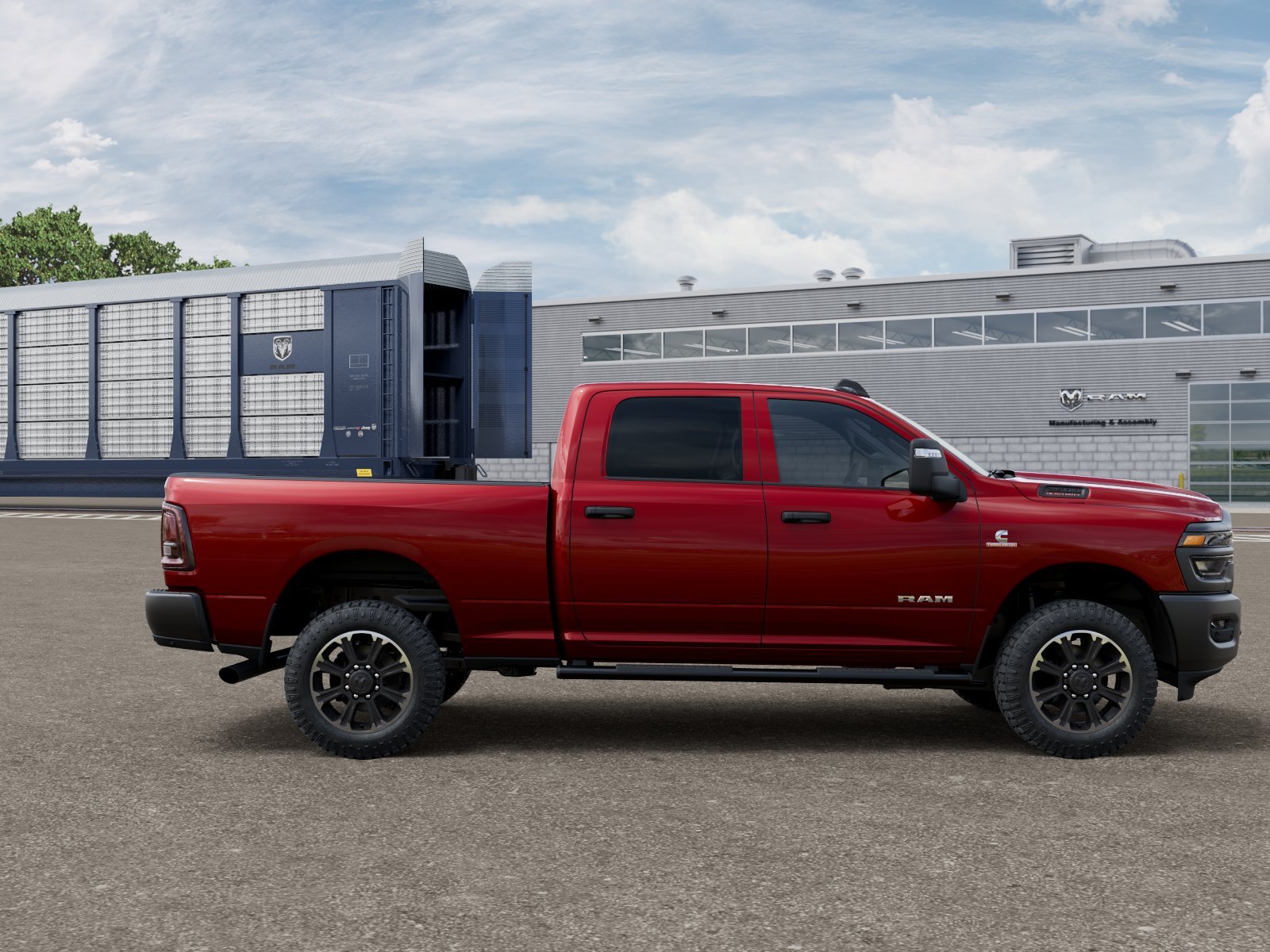 New 2027 Molten Red Pearl-Coat Exterior Paint Ram Warlock image 47