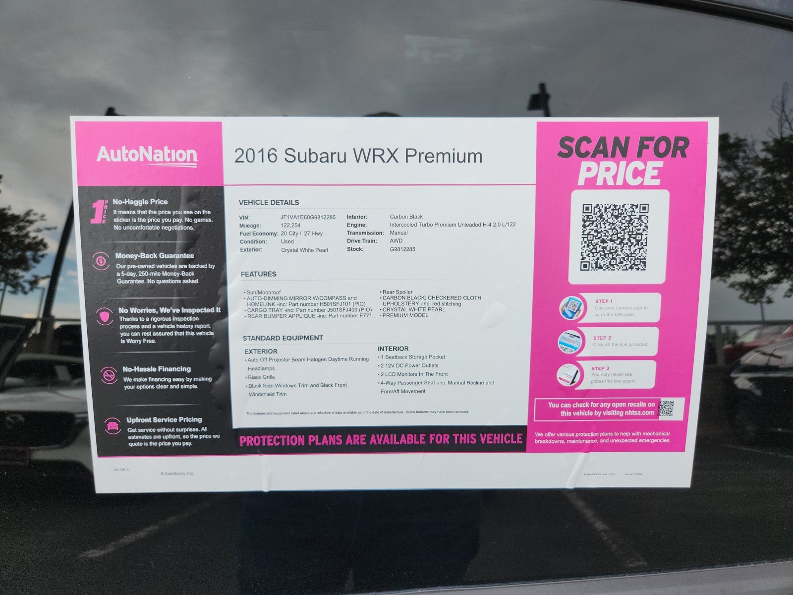 Used 2016 Crystal White Pearl Subaru Premium image 29