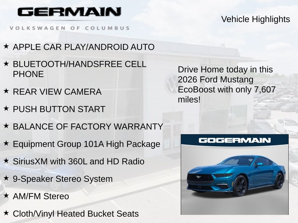 Used 2026 Blue Ford EcoBoost image 6