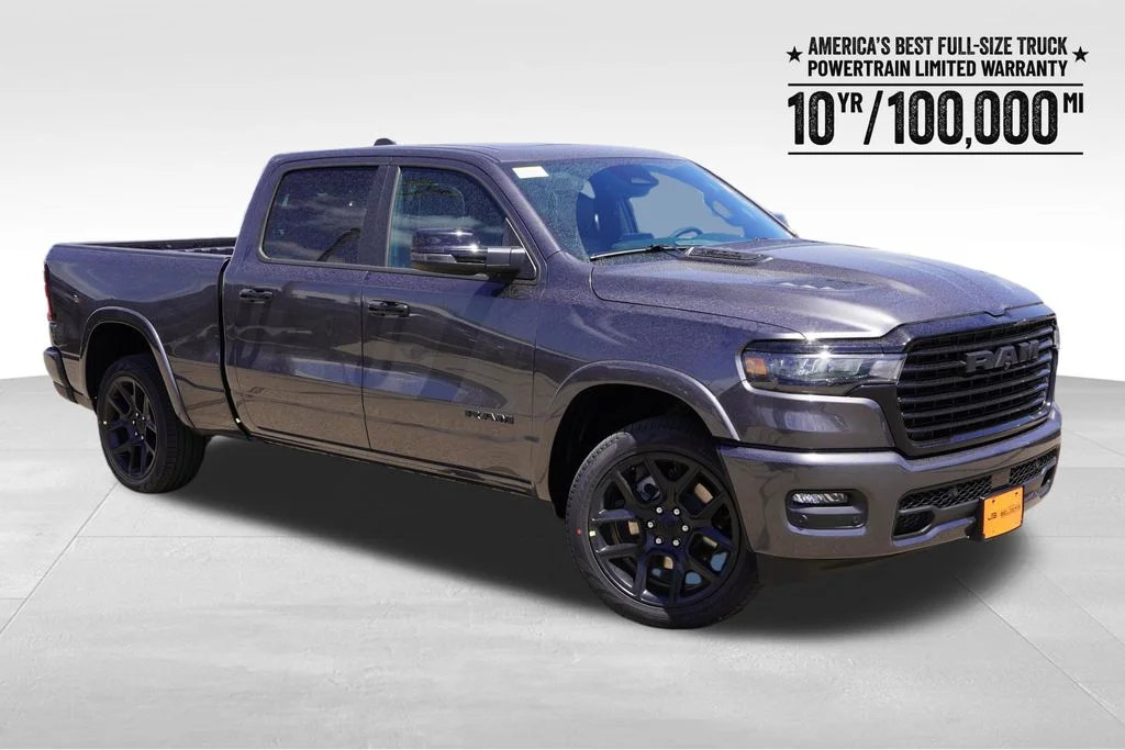 New 2026 Granite Crystal Metallic Clear-Coat Exterior Paint RAM Laramie image 1