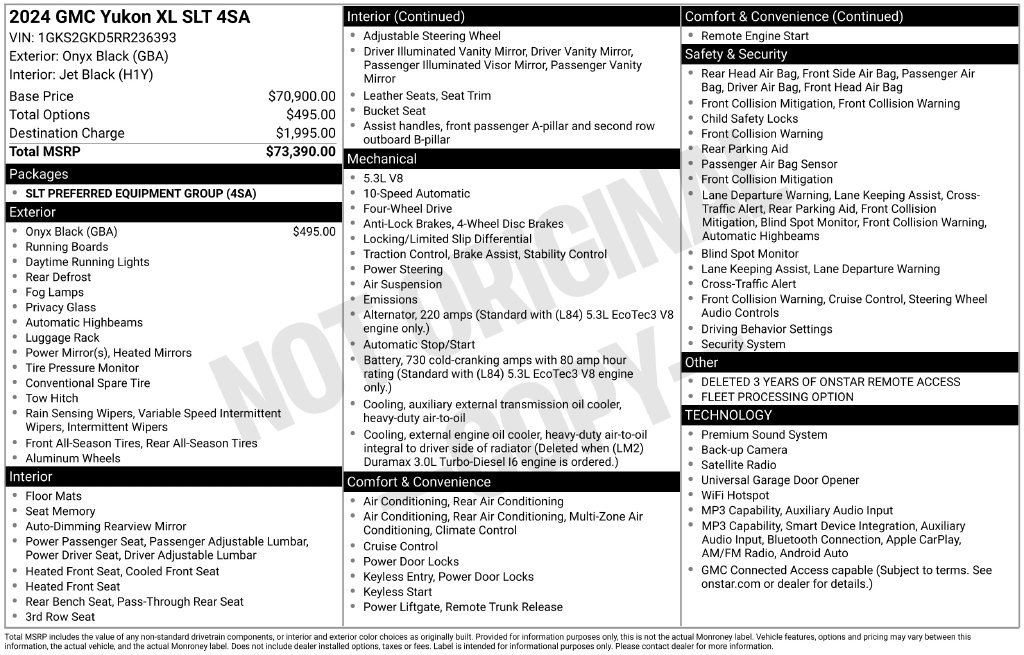 Used 2024 Black GMC SLT image 6