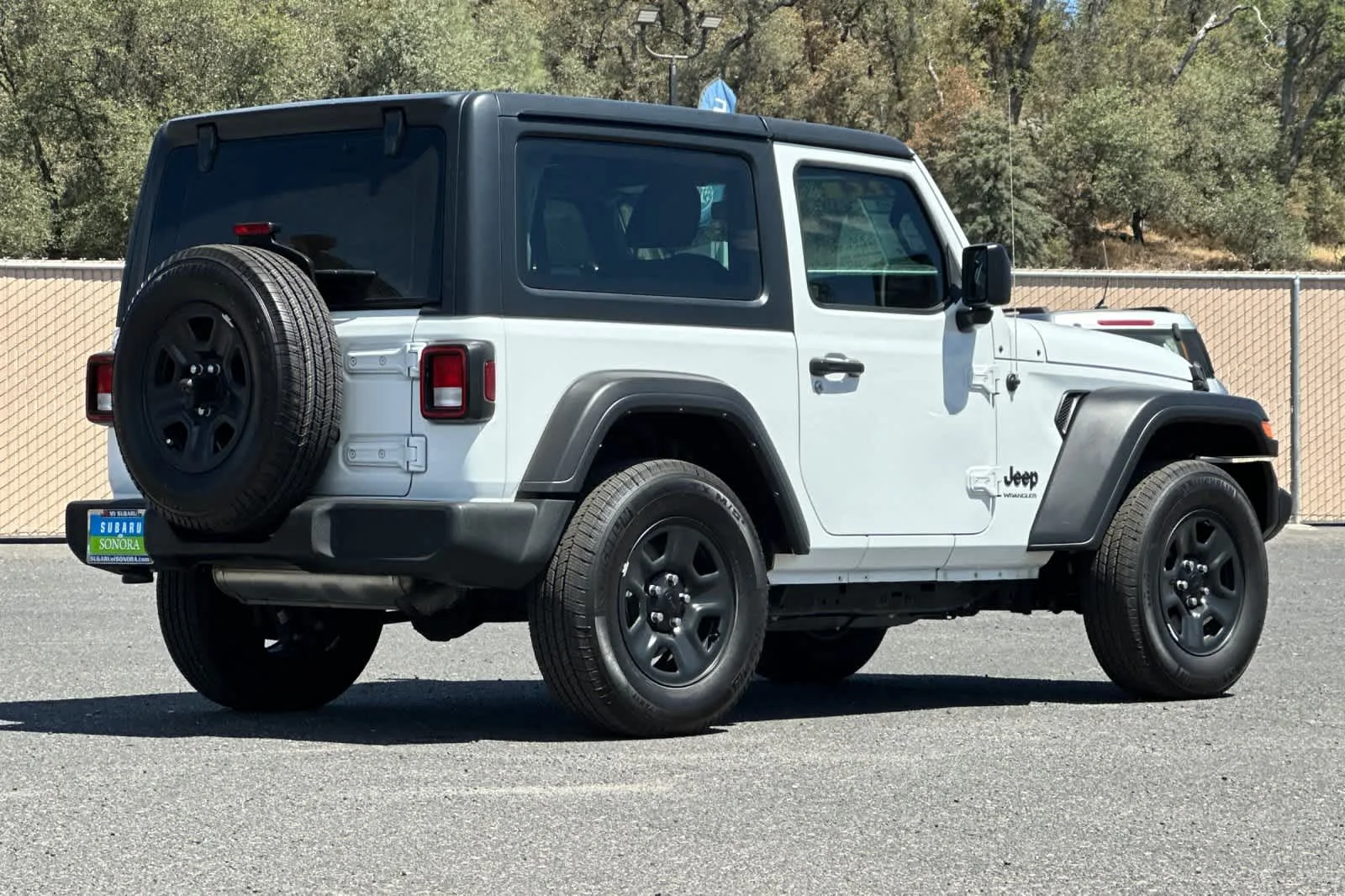 Used 2022 Bright White Clearcoat Jeep Sport image 3