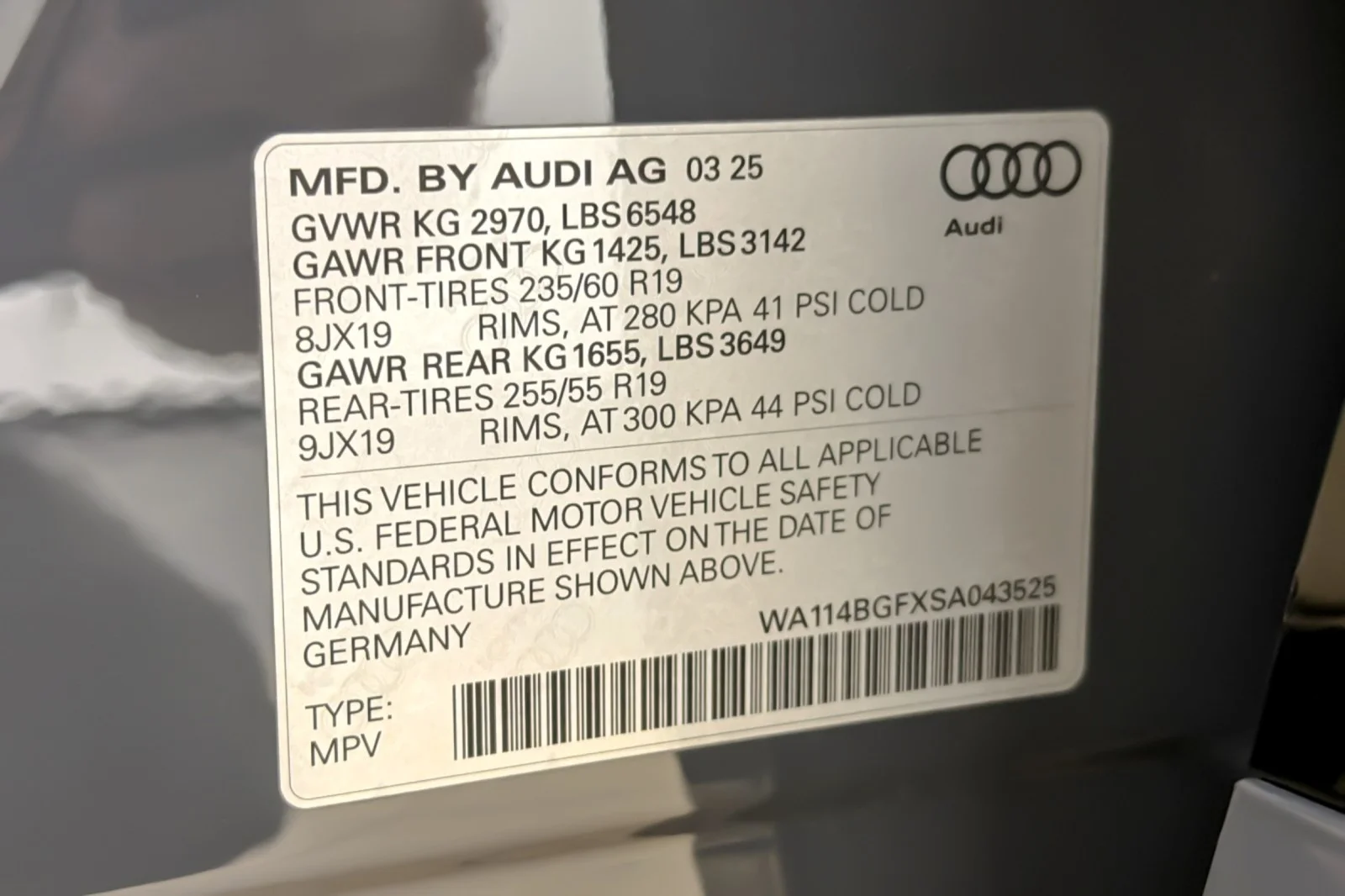 Used 2025 Magnet Gray Audi Premium quattro image 26