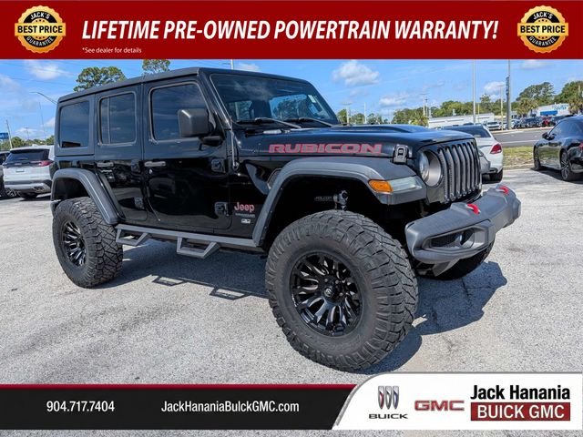 Used 2018 Black Jeep Unlimited Rubicon image 1
