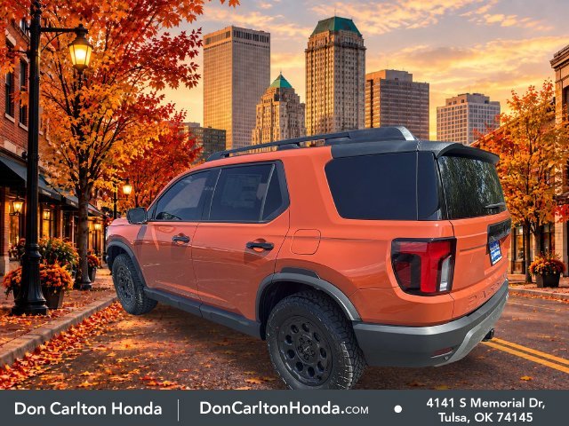 New 2026 Sunset Orange Honda TrailSport Elite Blackout image 7