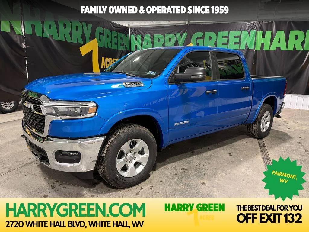 New 2026 Hydro Blue Pearlcoat RAM Big Horn image 1