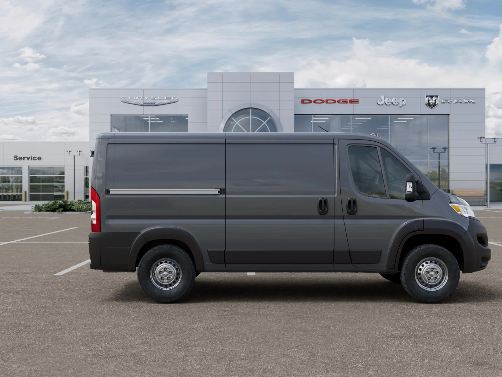 New 2026 Ceramic Gray Clear-Coat Exterior Paint RAM Low Roof image 48