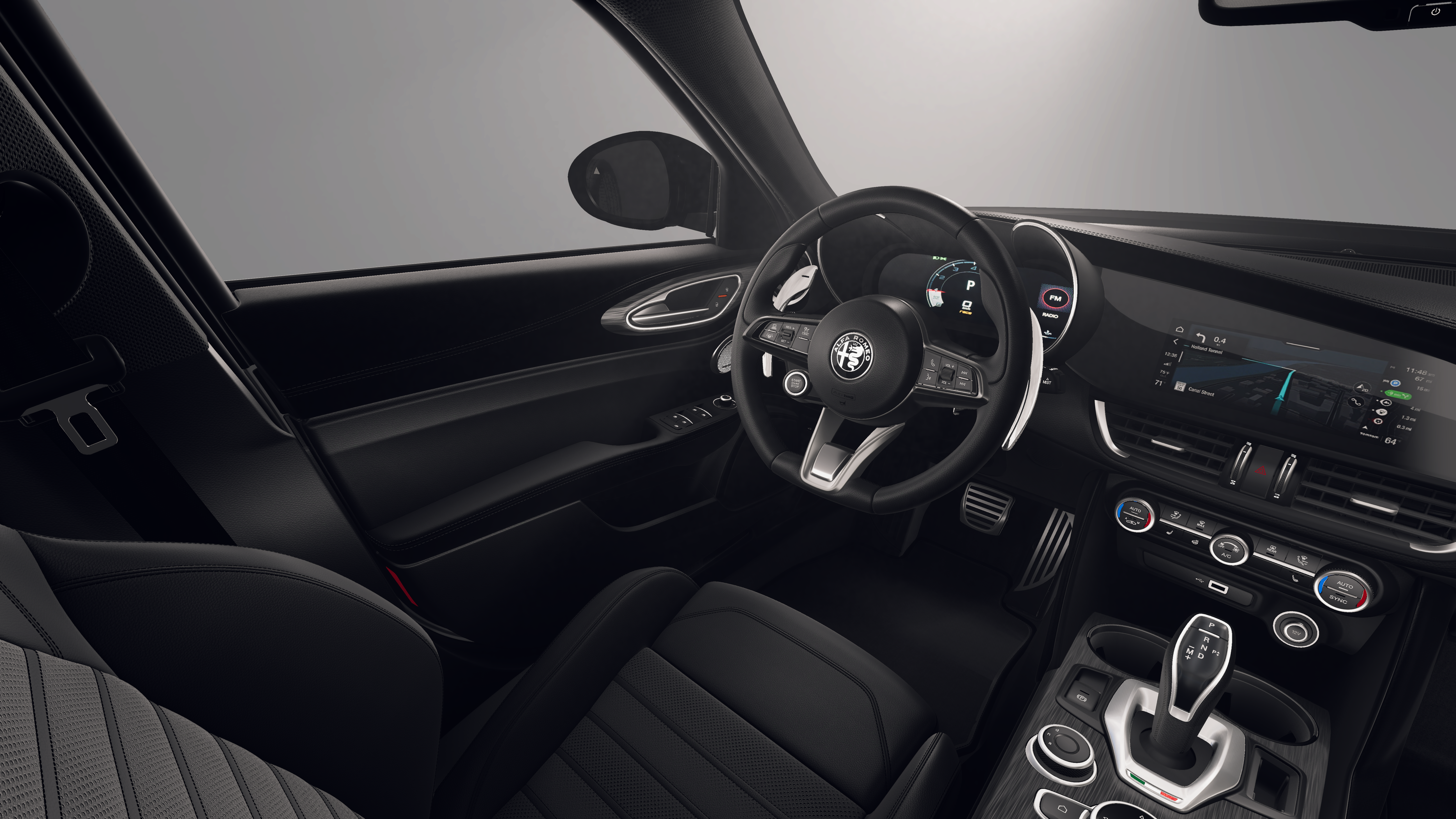 New 2026 Vulcano Black Metallic Exterior Paint Alfa Romeo Base image 20