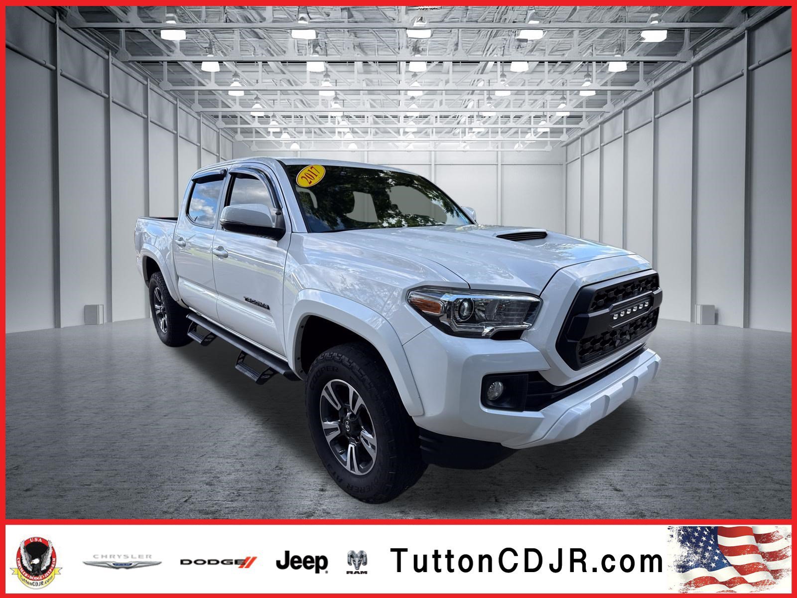 Used 2017 Super White Toyota TRD Sport image 1