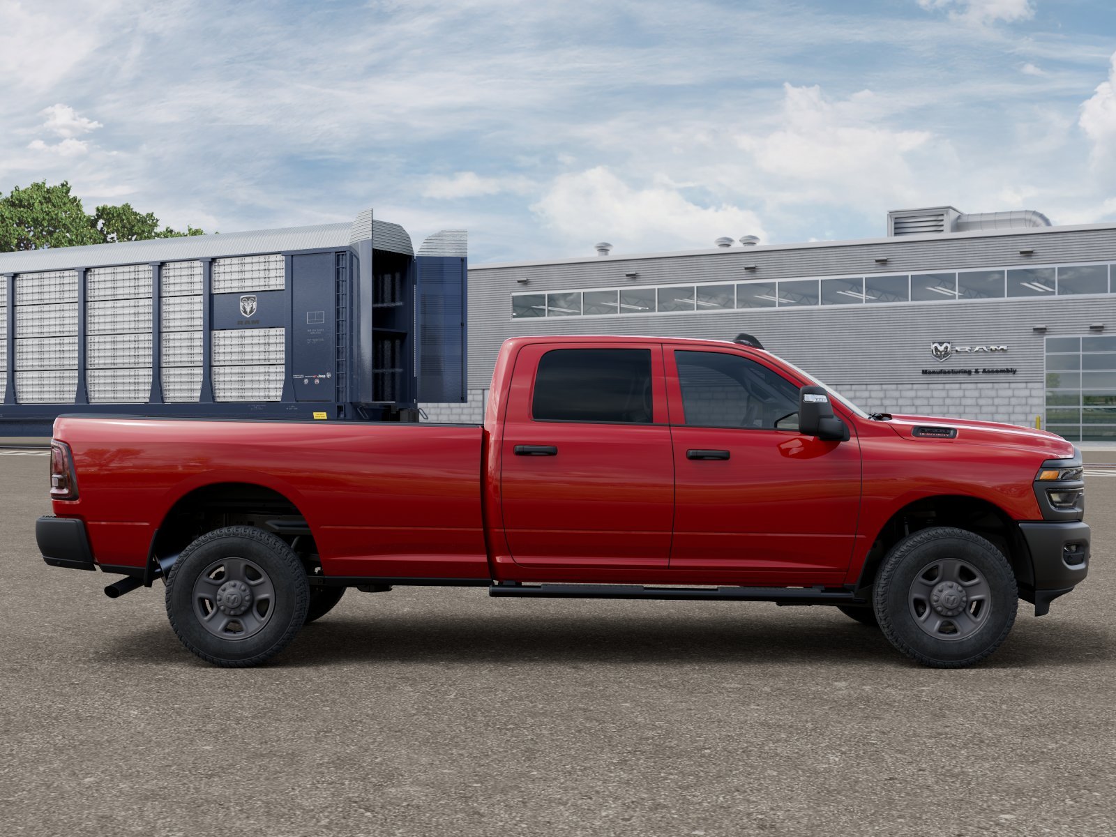 New 2026 Flame Red Clear-Coat Exterior Paint RAM TRADESMAN image 12