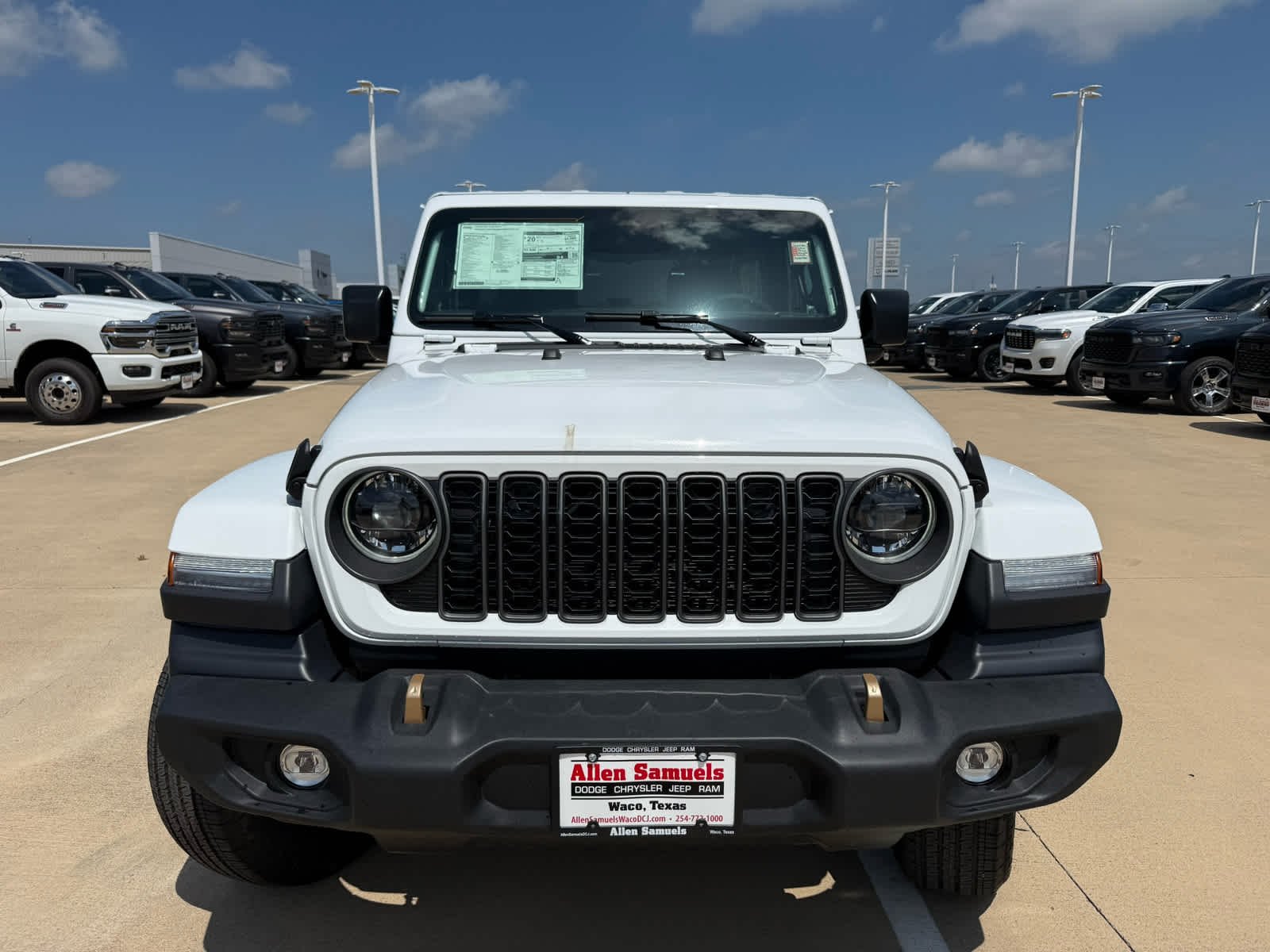 New 2026 Bright White Clear-Coat Exterior Paint Jeep 85th Anniversary image 3