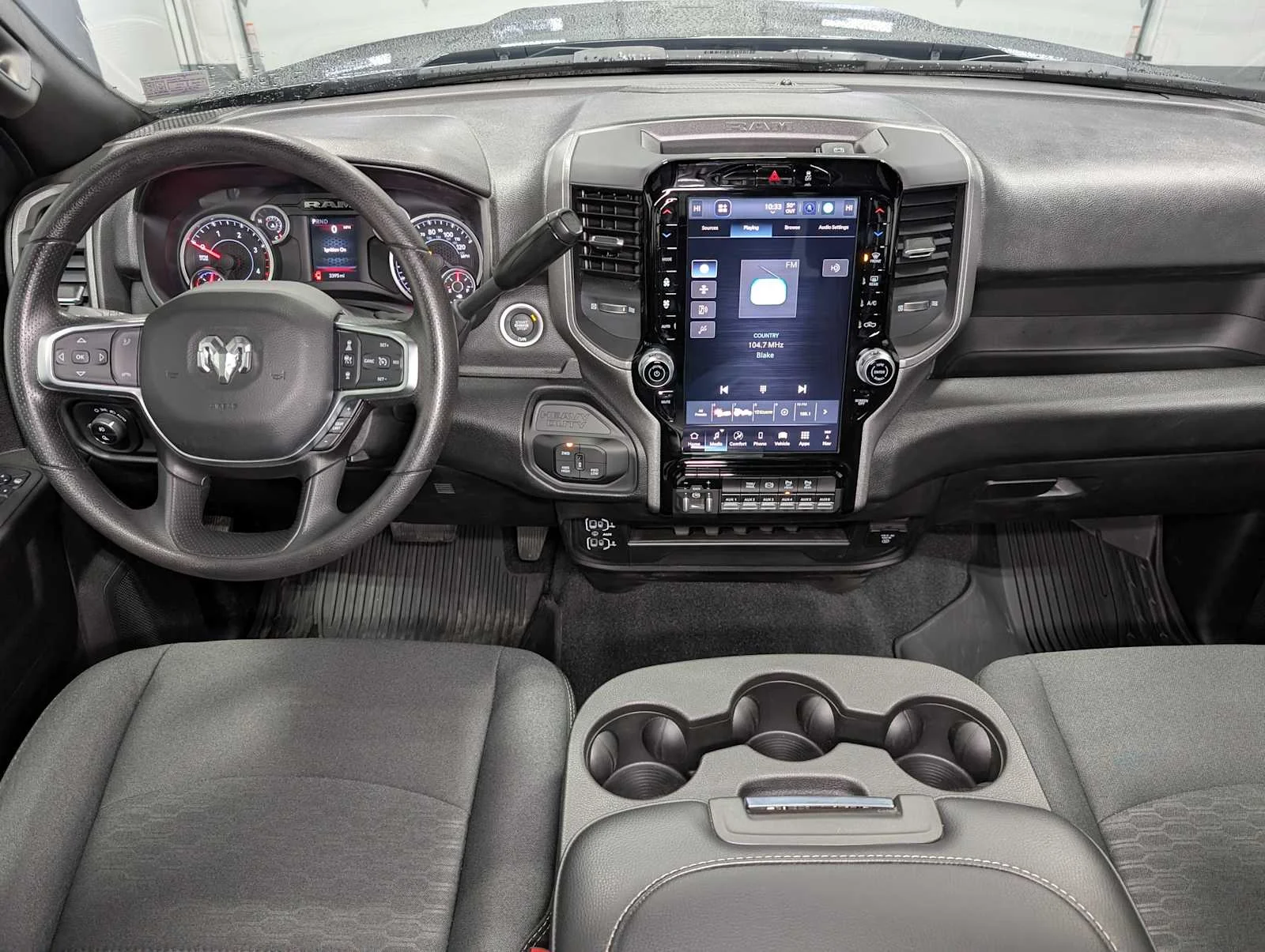 Used 2025 Diamond Black Crystal Pearlcoat Ram Tradesman image 19