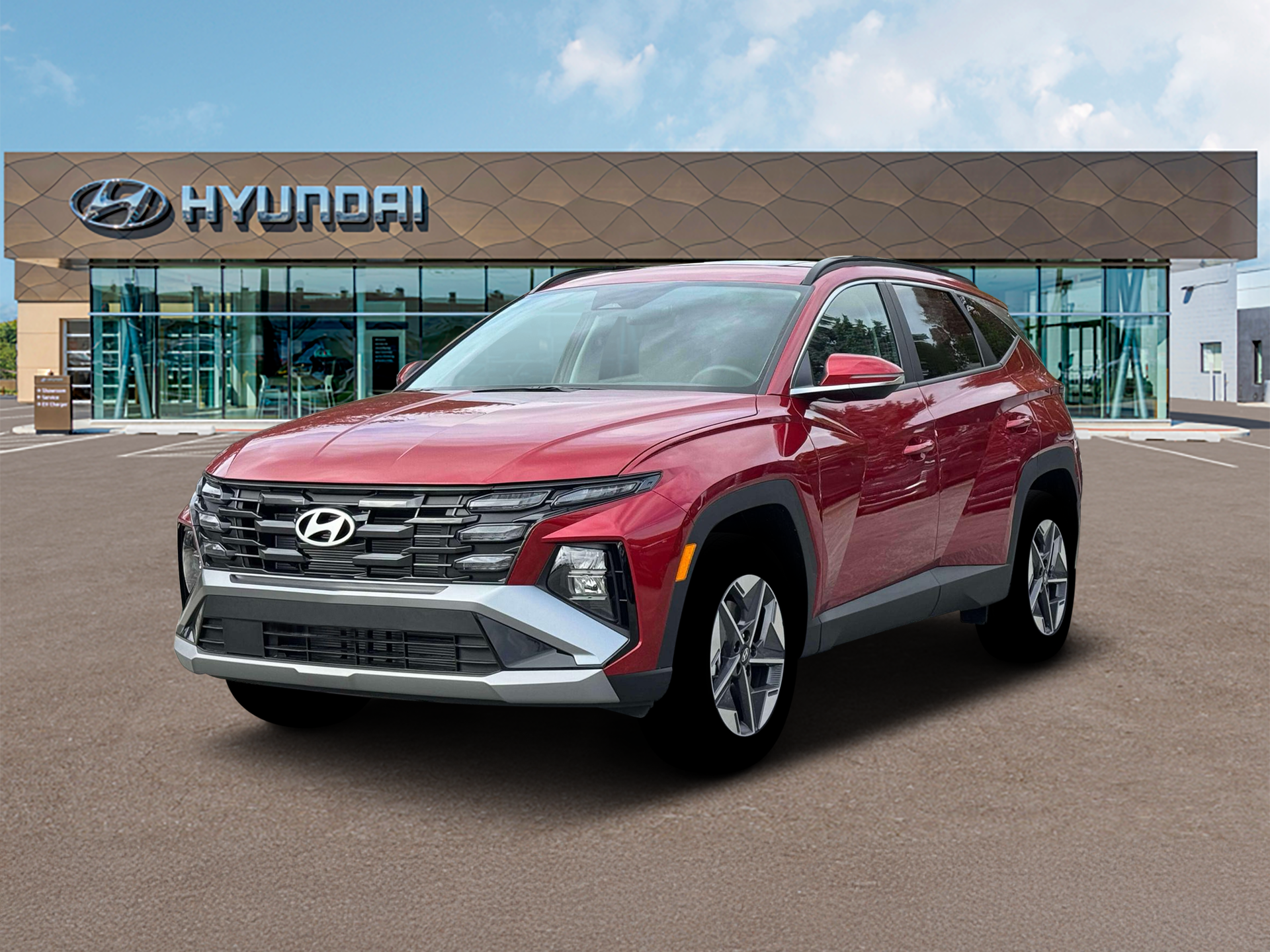 New 2026 Red Hyundai SEL Premium AWD image 1