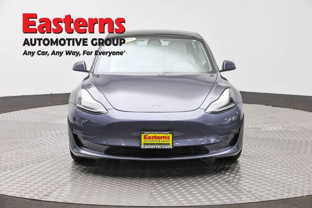 Used 2021 Gray Tesla Long Range image 2