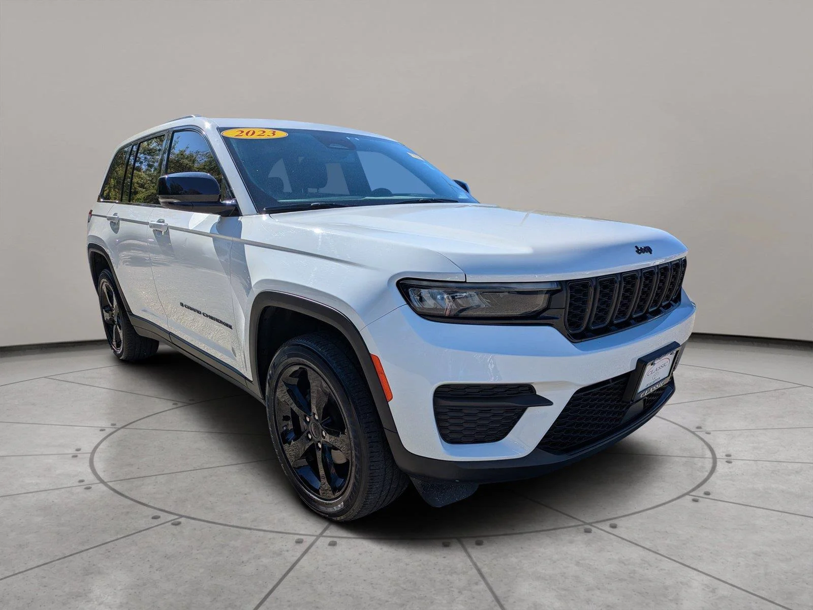Used 2023 Bright White Clearcoat Jeep Altitude X image 1