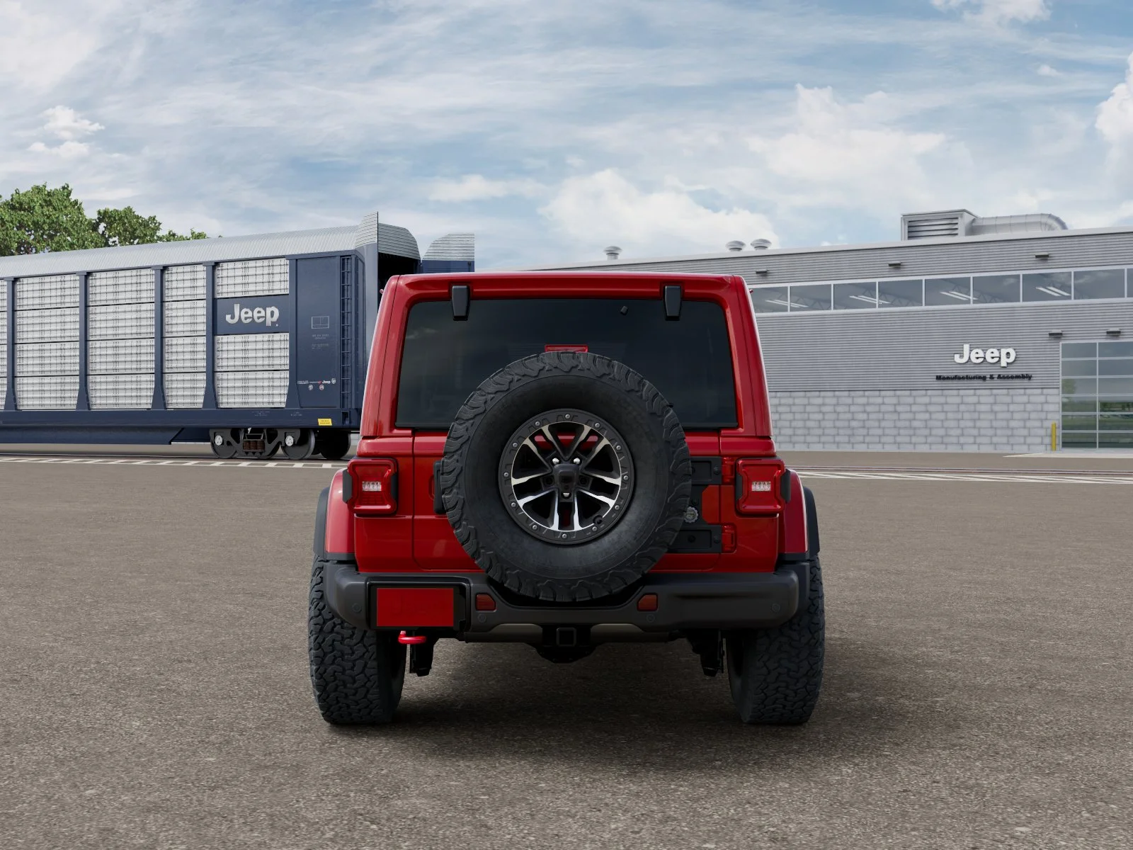 New 2027 Firecracker Red Clear-Coat Paint Jeep Rubicon X image 33