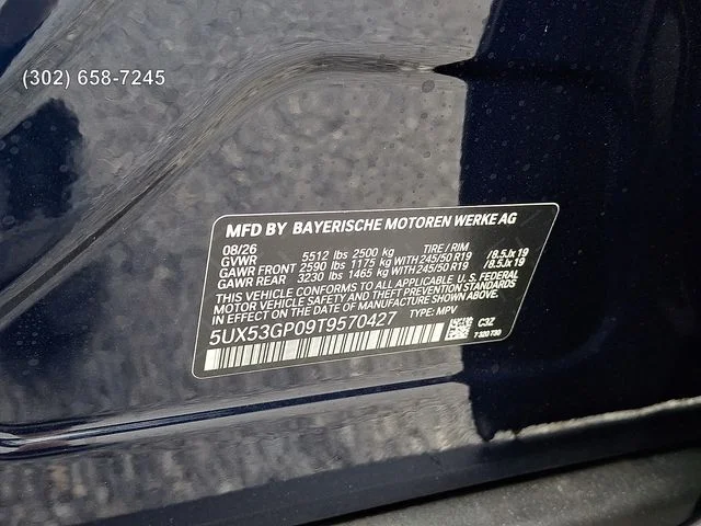 New 2026 Tanzanite Blue II Metallic BMW 30 xDrive image 21