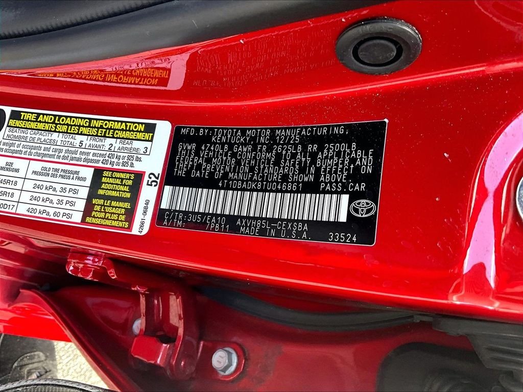 Used 2026 Red Toyota SE image 36