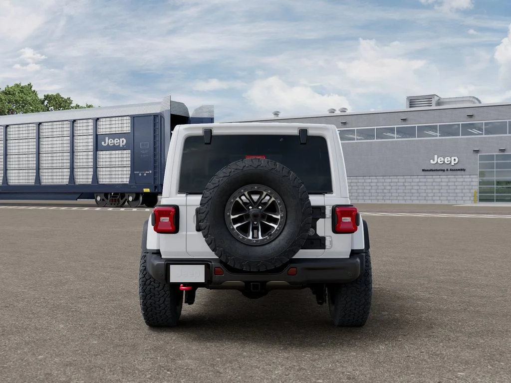 New 2026 Bright White Clear-Coat Exterior Paint Jeep Rubicon X image 7