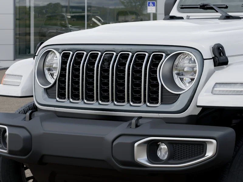 New 2026 Bright White Clear-Coat Exterior Paint Jeep Sahara image 11
