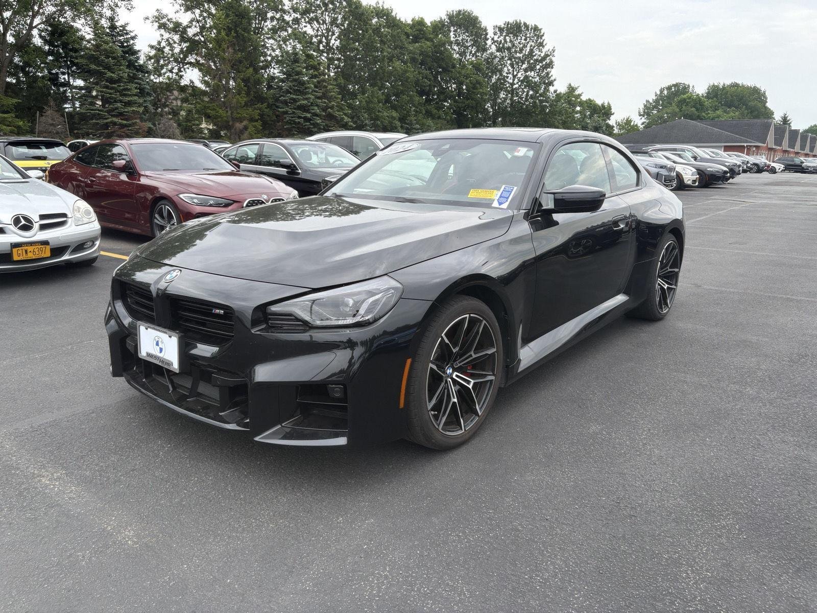 Certified Used 2024 Black Sapphire Metallic BMW M2 Base image 5