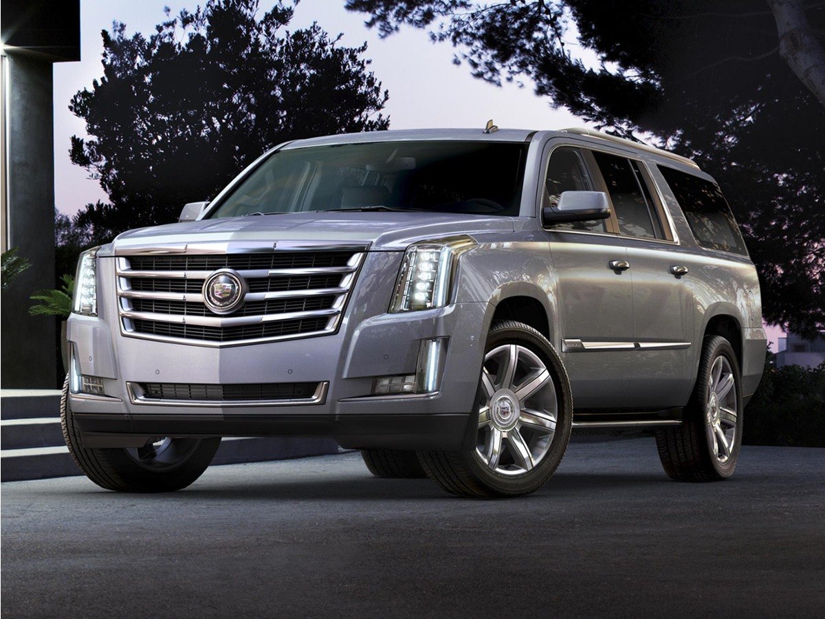 Used 2015 White Diamond Clearcoat Cadillac Premium image 1
