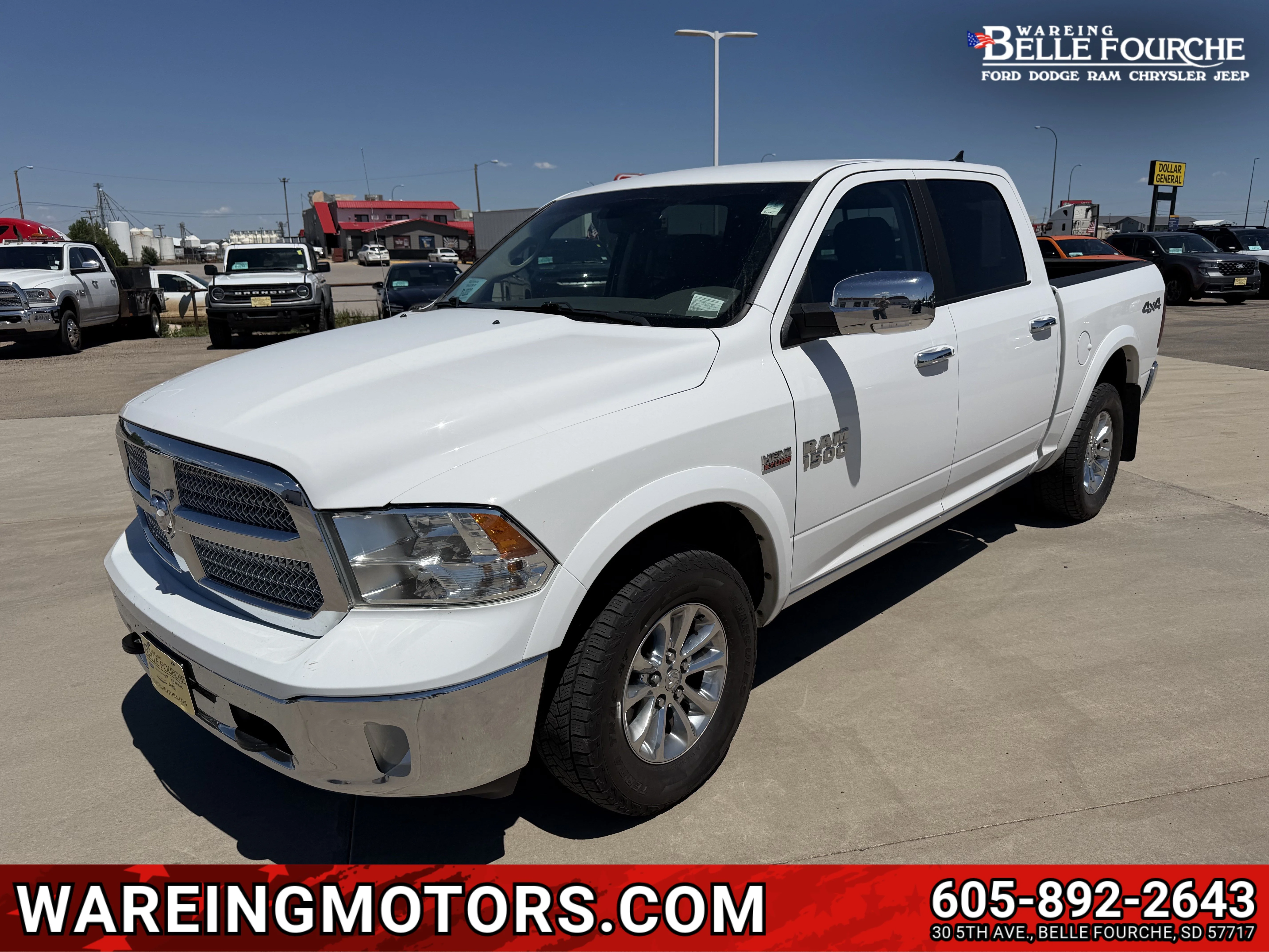 Used 2018 Bright White Clearcoat Ram Harvest image 1