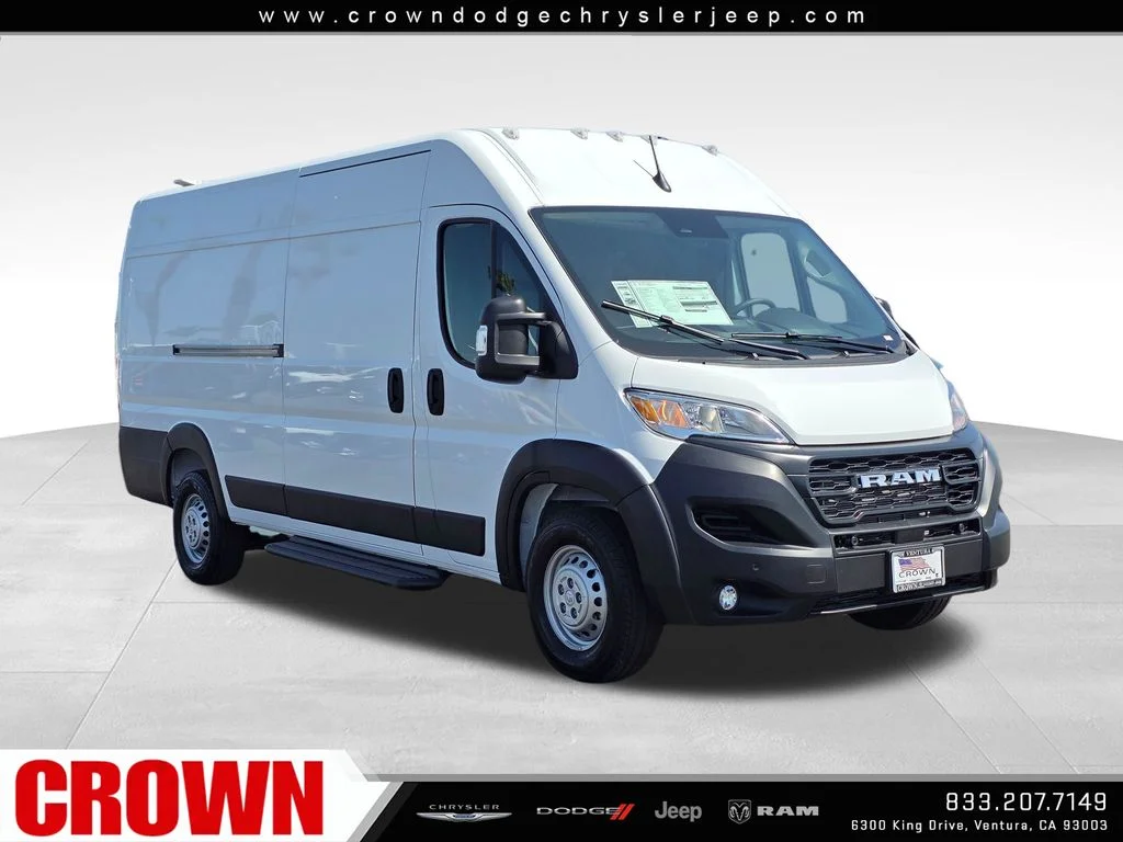 New 2026 Bright White Clearcoat RAM High Roof image 3