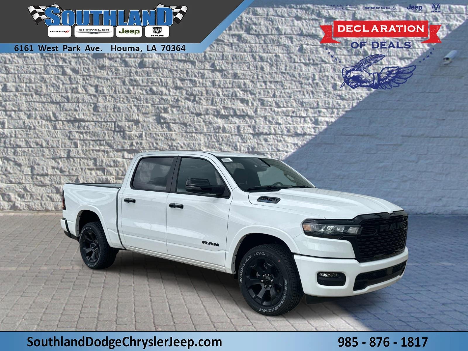 New 2026 Bright White Clear-Coat Exterior Paint RAM Big Horn image 1
