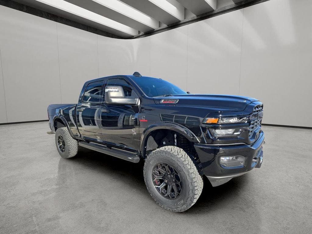New 2026 Diamond Black Crystal Pearl-Coat Exterior Paint RAM Big Horn image 6
