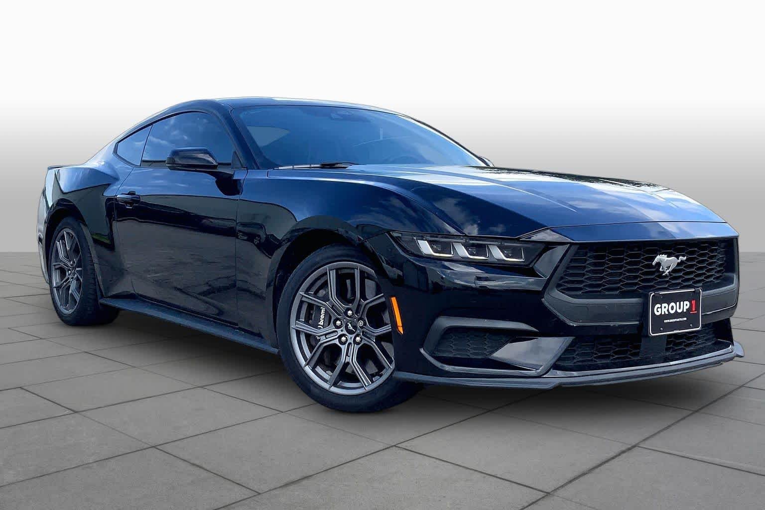 Used 2024 Shadow Black Ford EcoBoost Premium image 3