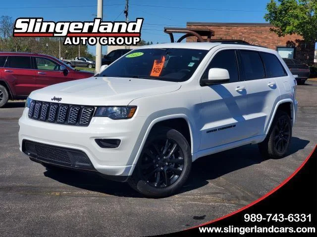 Used 2022 Bright White Clearcoat Jeep Laredo X image 1