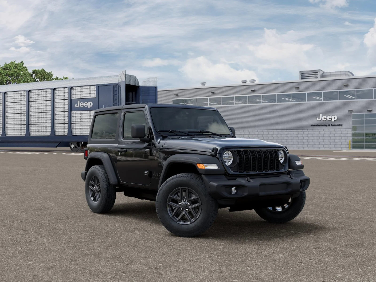 New 2026 Black Clear-Coat Exterior Paint Jeep Sport S image 5