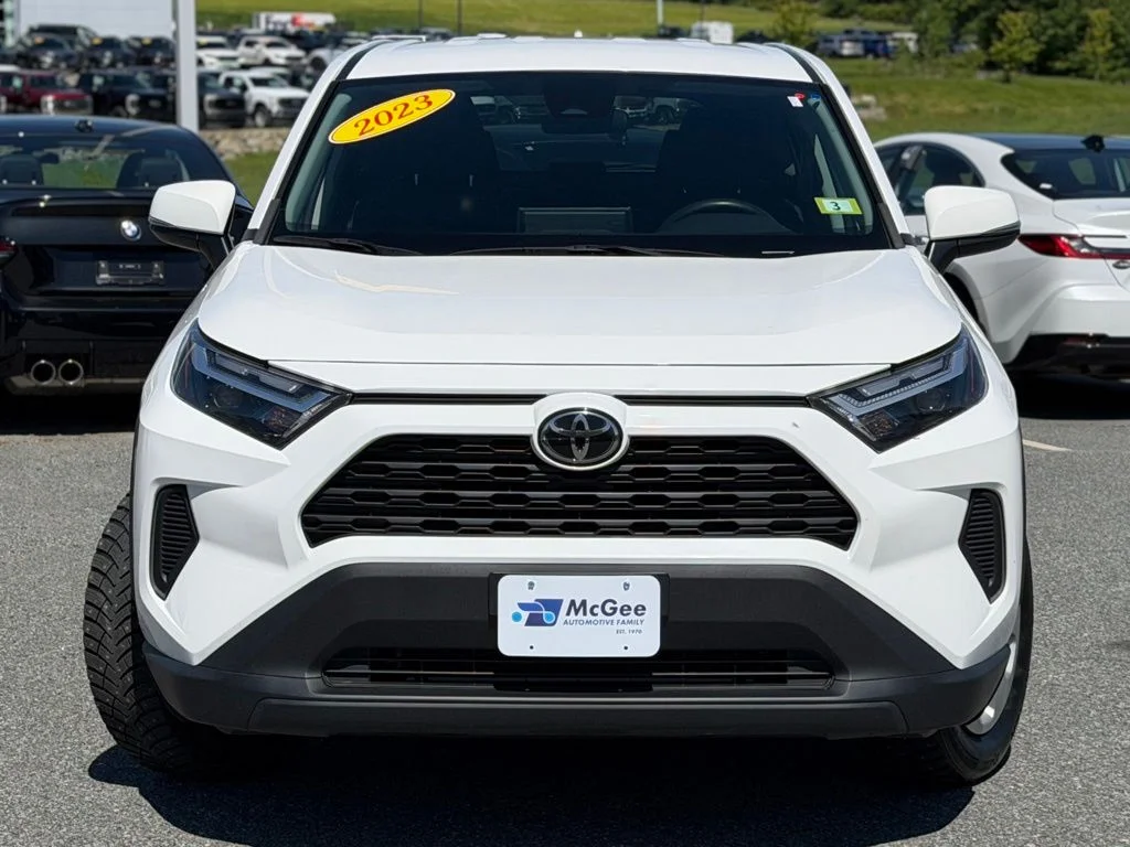 Used 2023 White Toyota LE image 2