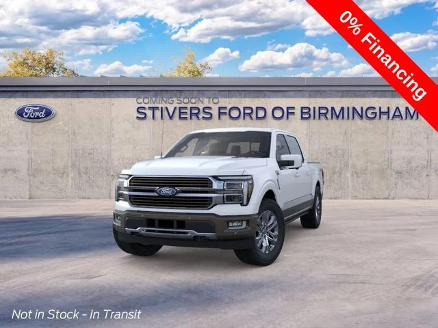 New 2026 Star White Metallic Tri-Coat Ford King Ranch image 3