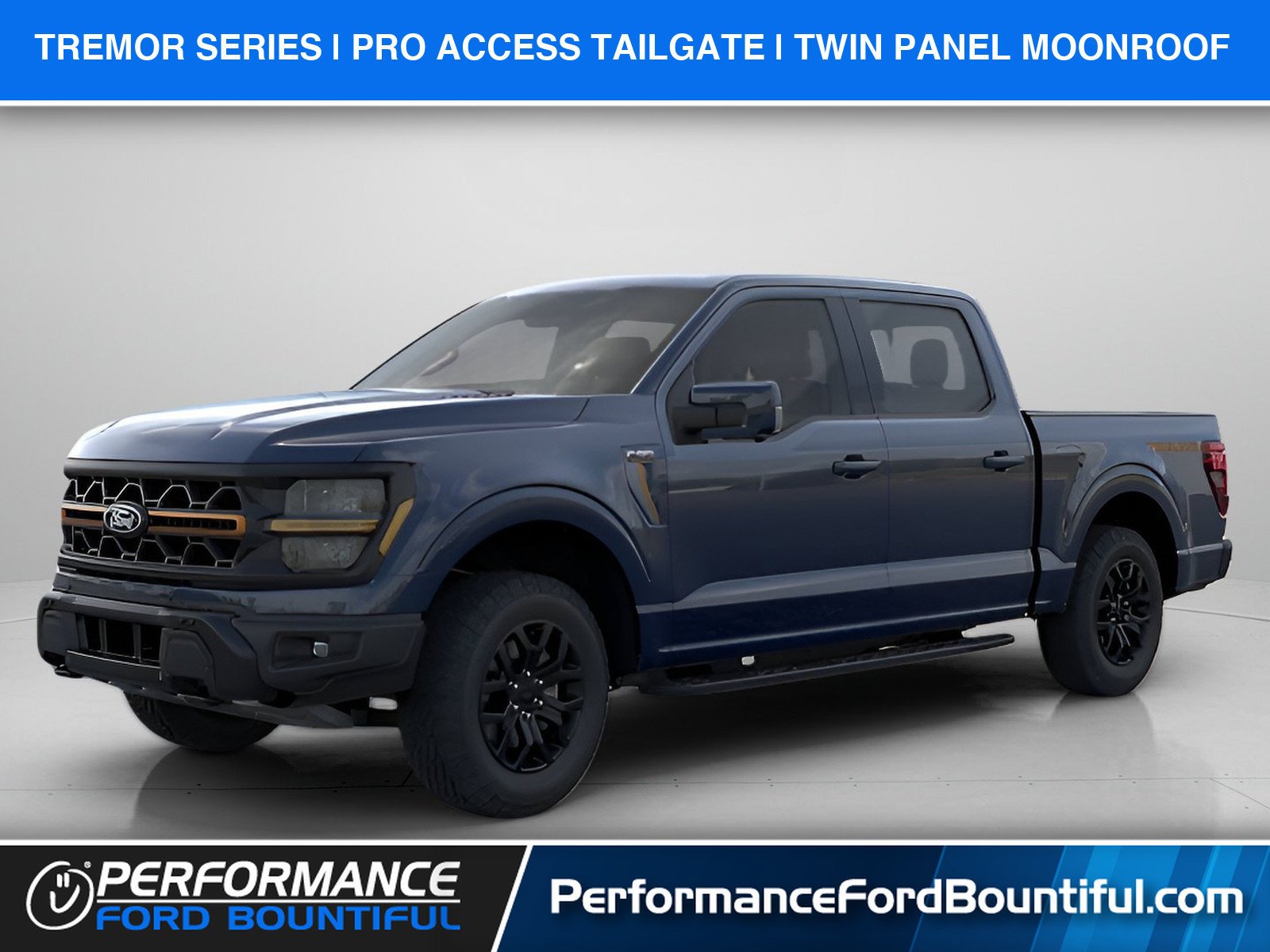 New 2026 Antimatter Blue Metallic Ford Tremor image 1