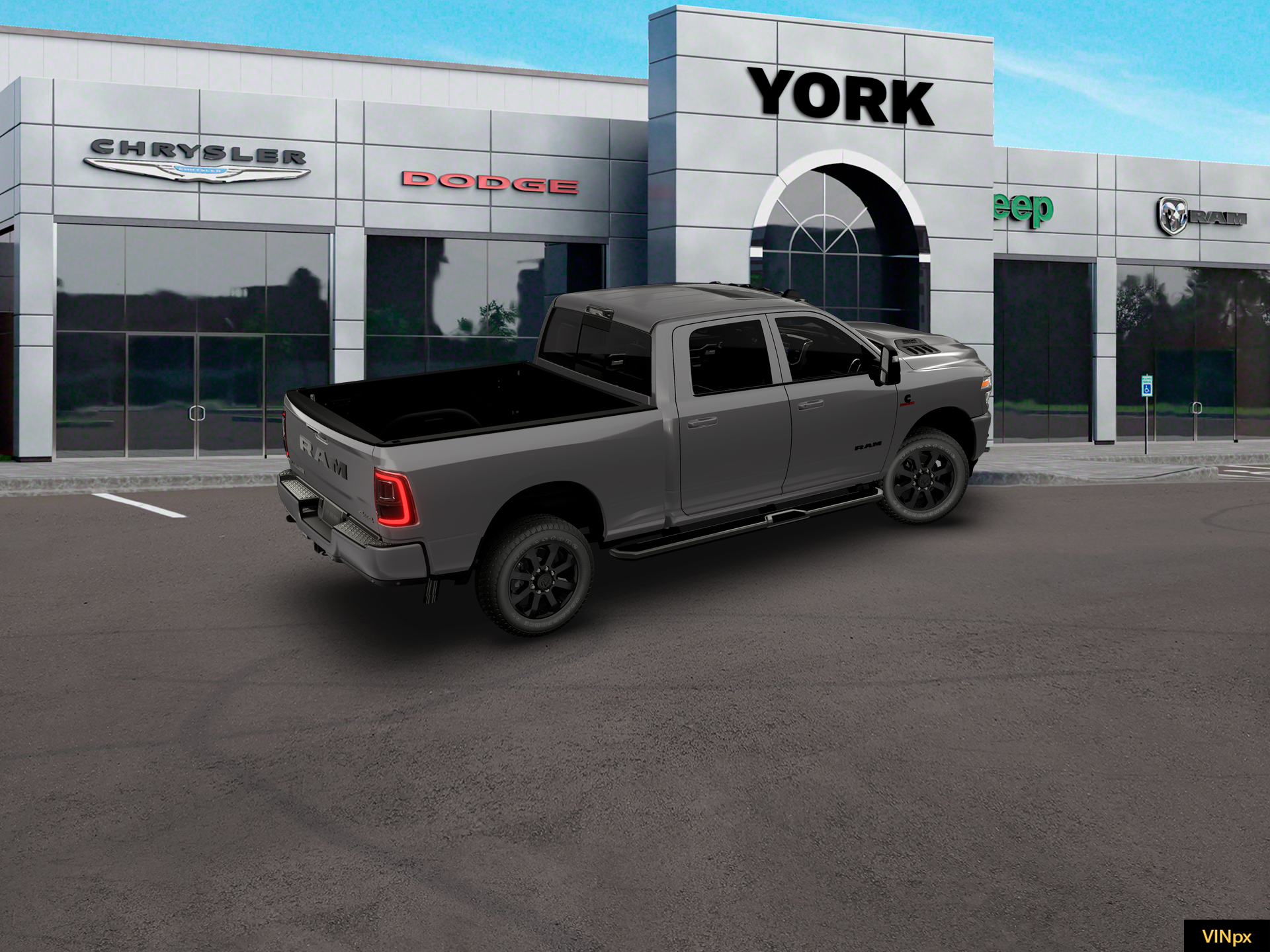 New 2026 Granite Crystal Metallic Clear-Coat Exterior Paint RAM LARAMIE image 20