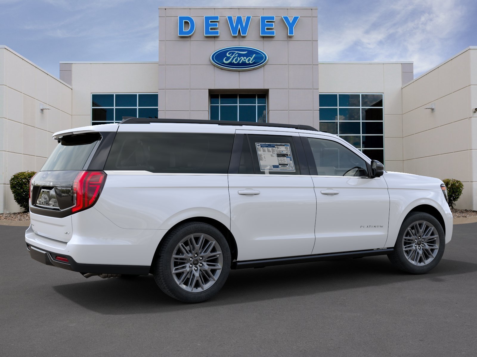 New 2027 Star White Metallic Tri-Coat Ford Platinum image 6