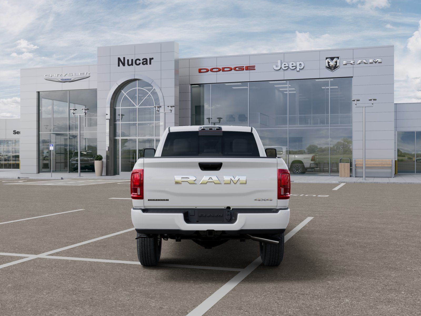 New 2026 Bright White Clearcoat RAM Big Horn image 7