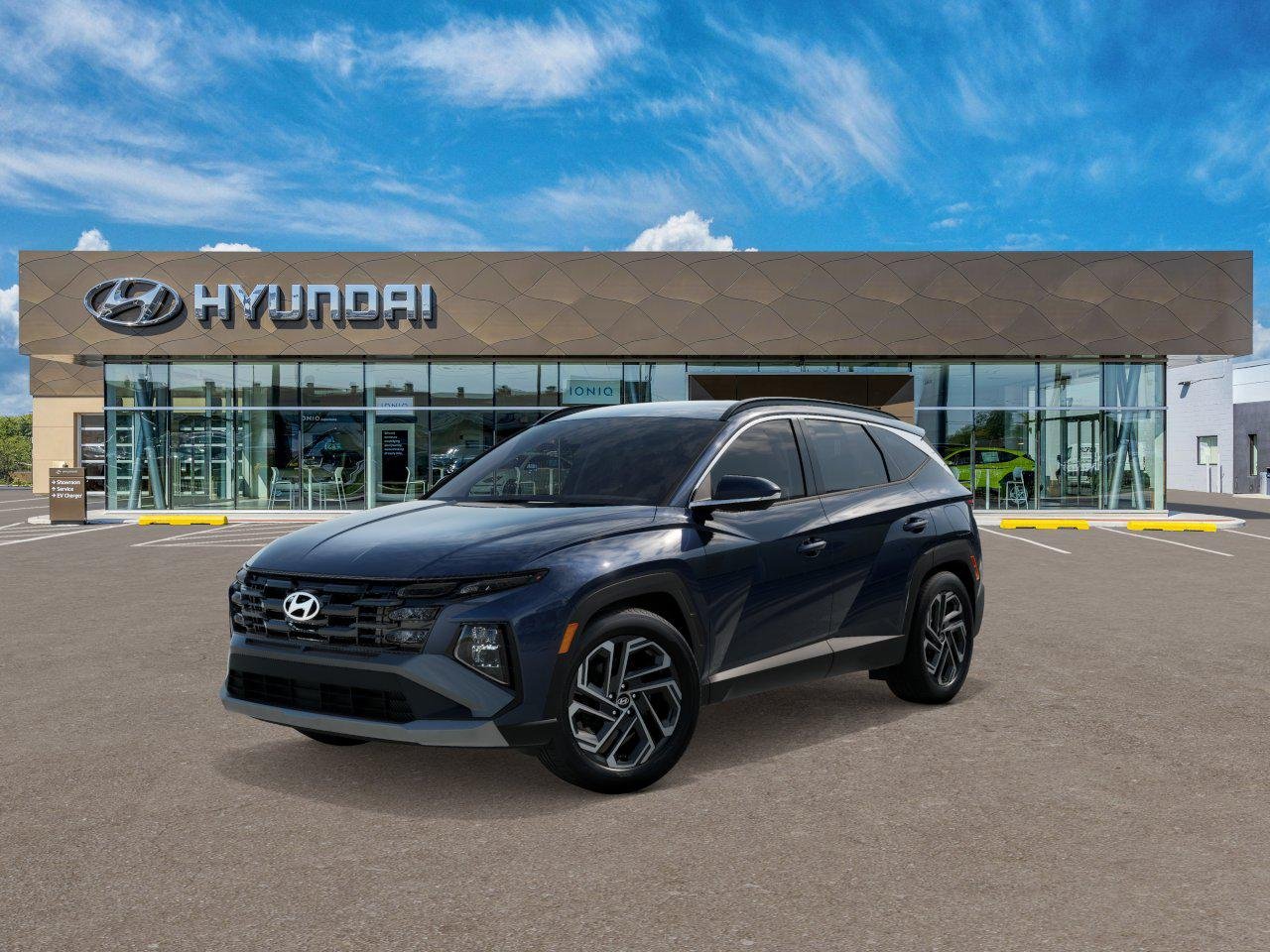New 2026 Blue Hyundai SEL Plus AWD image 1