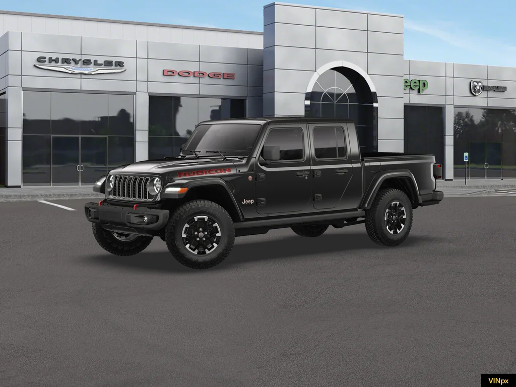 New 2026 Black Clear-Coat Exterior Paint Jeep Rubicon X image 1