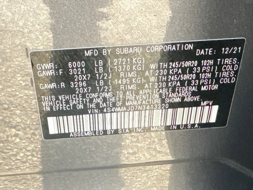Used 2022 Gray Subaru Onyx Edition image 42