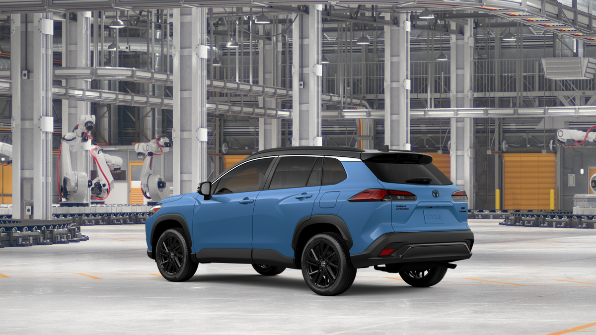 New 2026 Cavalry Blue with Jet Black roof Toyota Hybrid XSE image 6