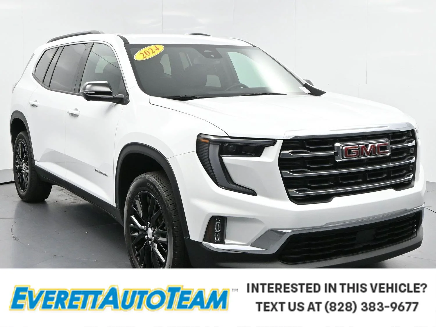 Used 2024 Summit White GMC FWD Elevation image 1